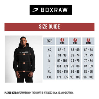 Sweatshirt Boxraw Sparring Club Oversize met capuchon en rits