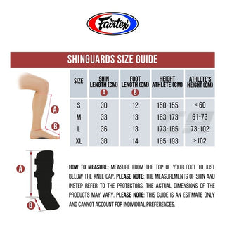 Scheenbeschermers Fairtex Dubbel gewatteerde SP3 met voetsteun