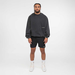 Felpa Boxraw Sparring Club Oversize Nero-Combat Arena