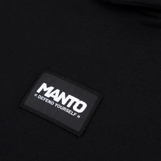 Sweatshirt Manto Label 25 Oversize met capuchon Zwart