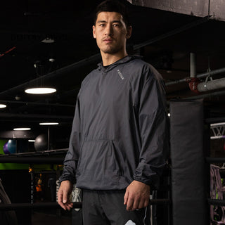 Giacca antivento Boxraw Genaro Oversize nero-Combat Arena