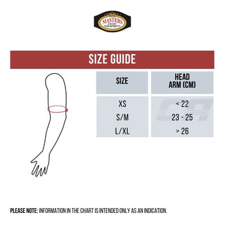 Elleboogbeschermer  elastische omkeerbare Masters WAKO rood blauw