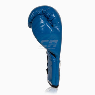 Bokshandschoenen Cleto Reyes Professionele CB2 Blauw-zwart met veters