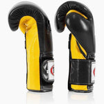 Bokshandschoenen Fairtex Mexican Stijl BGV9 Zwart-geel