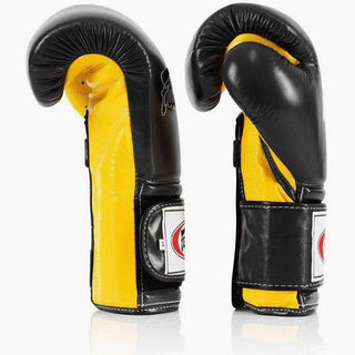 Bokshandschoenen Fairtex Mexican Stijl BGV9 Zwart-geel