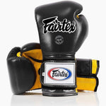 Bokshandschoenen Fairtex Mexican Stijl BGV9 Zwart-geel