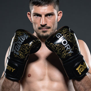 Bokshandschoenen Fairtex x Glory BGVG3 Zwart-zilver