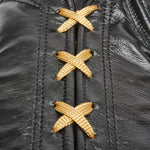 Guantoni Leone Orlando Tricolore con lacci Nero-Combat Arena