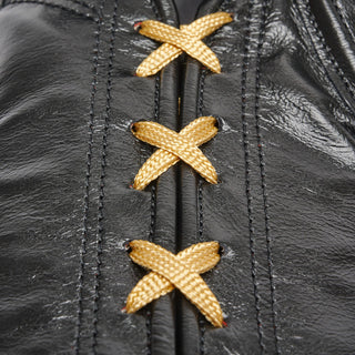 Guantoni Leone Orlando Tricolore con lacci Nero-Combat Arena