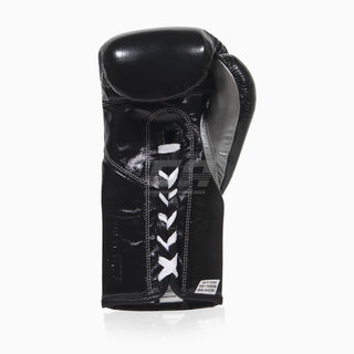 Bokshandschoenen Cleto Reyes Professionele CB2 Zwart-Zilver met veters