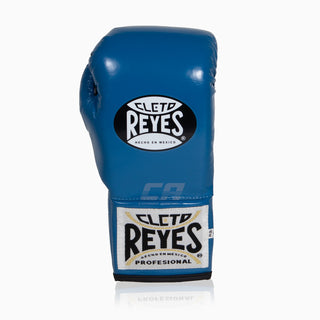 Bokshandschoenen Cleto Reyes Professionele CB2 Blauw-zwart met veters