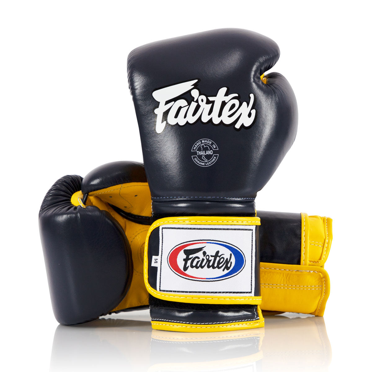 Bokshandschoenen Fairtex Mexican Stijl BGV9 Blauw-geel