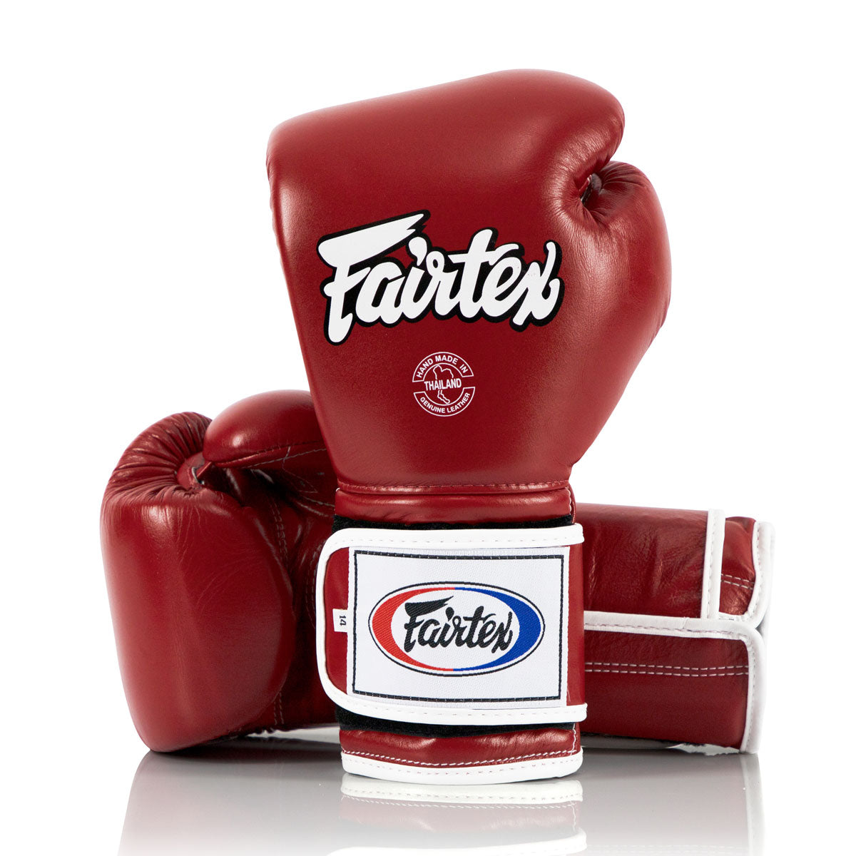 Bokshandschoenen Fairtex Mexican Stijl BGV9 Rood-wit