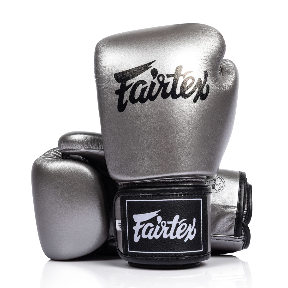Thaibokshandschoenen Fairtex BGV1C-Plus Gun Metallic