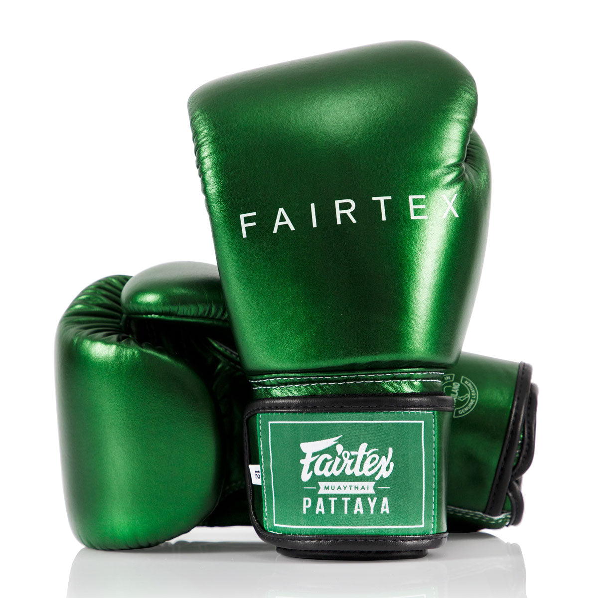 Thaibokshandschoenen Fairtex Metallic BGV22 Groen