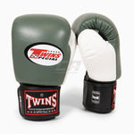 Thaibokshandschoenen Twins Special BGVL4 Zwart-groen-wit