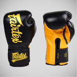 Thaibokshandschoenen Fairtex Super Sparring BGV18 Zwart-goud