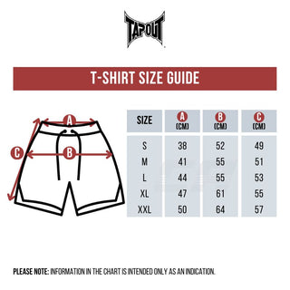 Korte broek Tapout Blashed Zwart