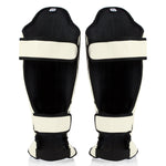 Scheenbeschermers Fairtex Wedstrijd SP5 met voetbeschermers Wit