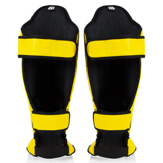 Scheenbeschermers Fairtex Competitie SP5 met gele voetbescherming