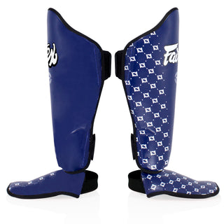 Scheenbeschermers Fairtex Competitie SP5 met blauwe voetbeschermers
