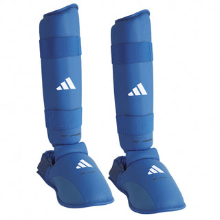 Scheenbeschermers en Parapiedi Adidas Rood en Blauw Goedgekeurd WKF