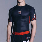 Rashguard Manto Lucky Cat maniche corte-Combat Arena