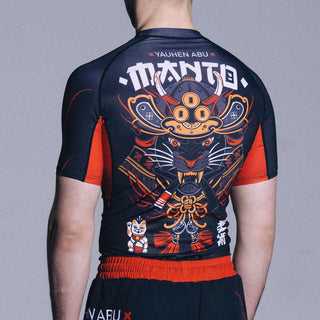 Rashguard Manto Lucky Cat maniche corte-Combat Arena