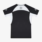 Rashguard Manto Ranked 25 maniche corte Bianco-Combat Arena