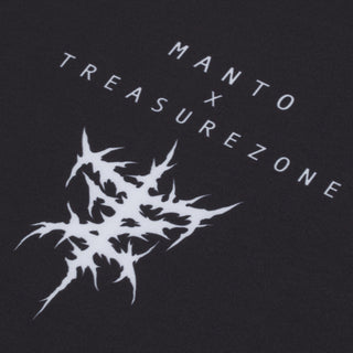 Rashguard Manto Treasure Zone maniche corte nero-Combat Arena
