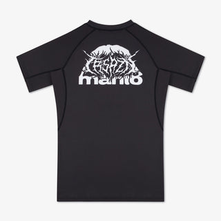 Rashguard Manto Treasure Zone maniche corte nero-Combat Arena
