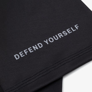 Rashguard Manto Varsity maniche corte Nero-Combat Arena