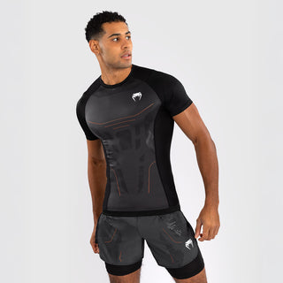 Rashguard Venum Technical 3.0 maniche corte Grafite-Combat Arena