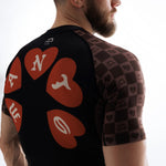 Rashguard Manto Tuff Luv korte mouwen zwart