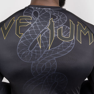 Rashguard Venum Serpenti lange mouwen Zwart