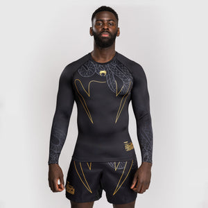 Rashguard Venum Serpenti lange mouwen Zwart