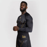 Rashguard Venum Serpenti lange mouwen Zwart