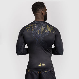 Rashguard Venum Serpenti lange mouwen Zwart