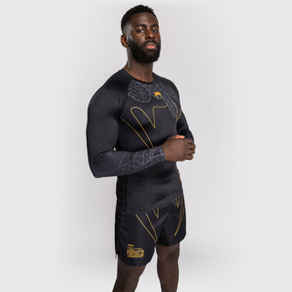 Rashguard Venum Serpenti lange mouwen Zwart