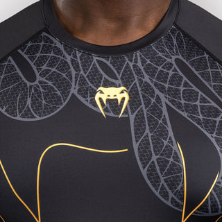 Rashguard Venum Serpenti lange mouwen Zwart