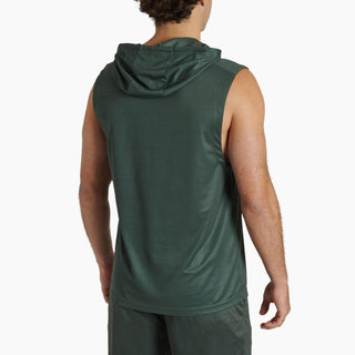 Mouwloze jas met capuchon Leone Logo ABX120 Groen