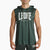 Mouwloze jas met capuchon Leone Logo ABX120 Groen