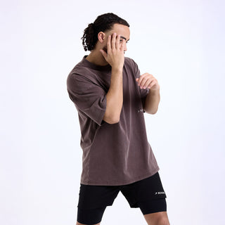 T-shirt Boxraw Sparring Club Oversize Bruin