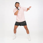 T-shirt Boxraw We Don't Play Boxing Oversize Rosa-Combat Arena