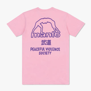 T-shirt Manto Society 25 roze