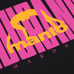 T-shirt Manto Muur Zwart