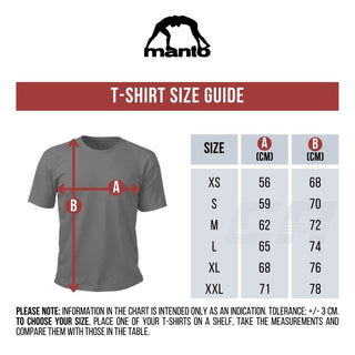 T-shirt oversize Manto Treasure Zone Zwart