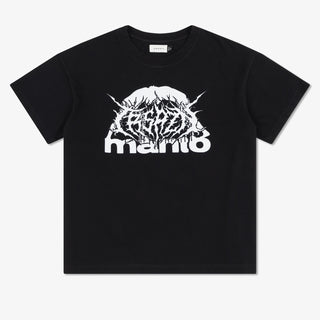 T-shirt oversize Manto Treasure Zone Zwart