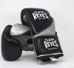 Bokshandschoenen Cleto Reyes High Precision Training CE7 Zwart-Zilver
