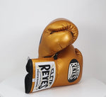 Bokshandschoenen Cleto Reyes Professionele CB2 Goud met veters